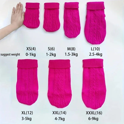 Knitted Dog Sweater – Warm Winter Pet Clothes for Chihuahuas, Yorkies, Puppies & Small to Medium Dogs.
