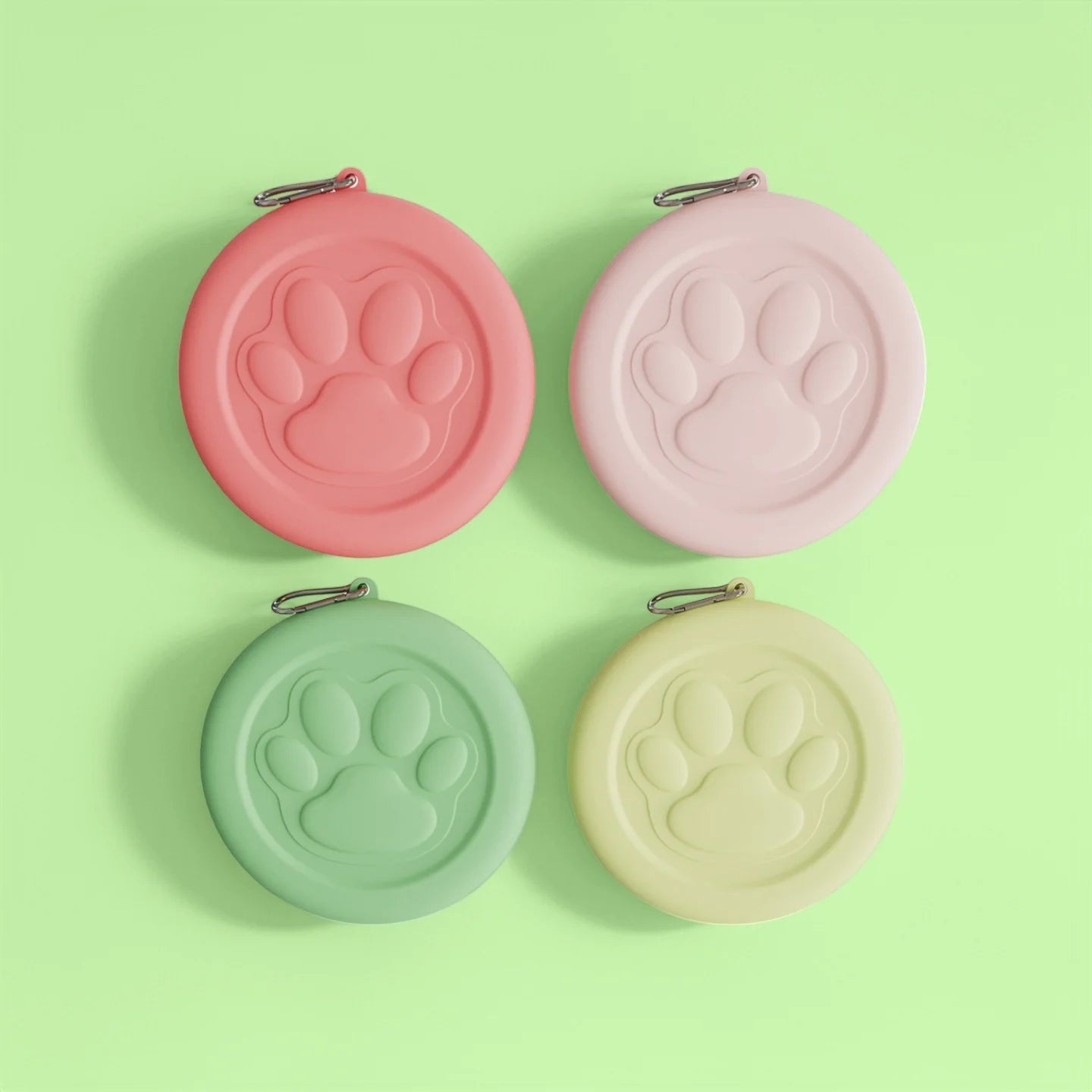 Portable Outdoor Pet Bowl – 2-in-1 Travel Food & Water Dish with Treat Compartment for Hiking, Camping & On-the-Go Feeding.