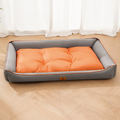 Large Waterproof Dog Bed – Soft All-Season Cooling Pet Sleeping Mat for Dogs, Puppies.