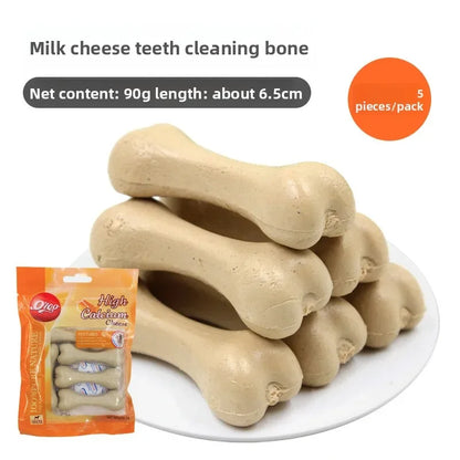 Beef-Flavored Dog Dental Chew Sticks, Durable Bite-Resistant Chew Toys for Teeth Cleaning & Training.