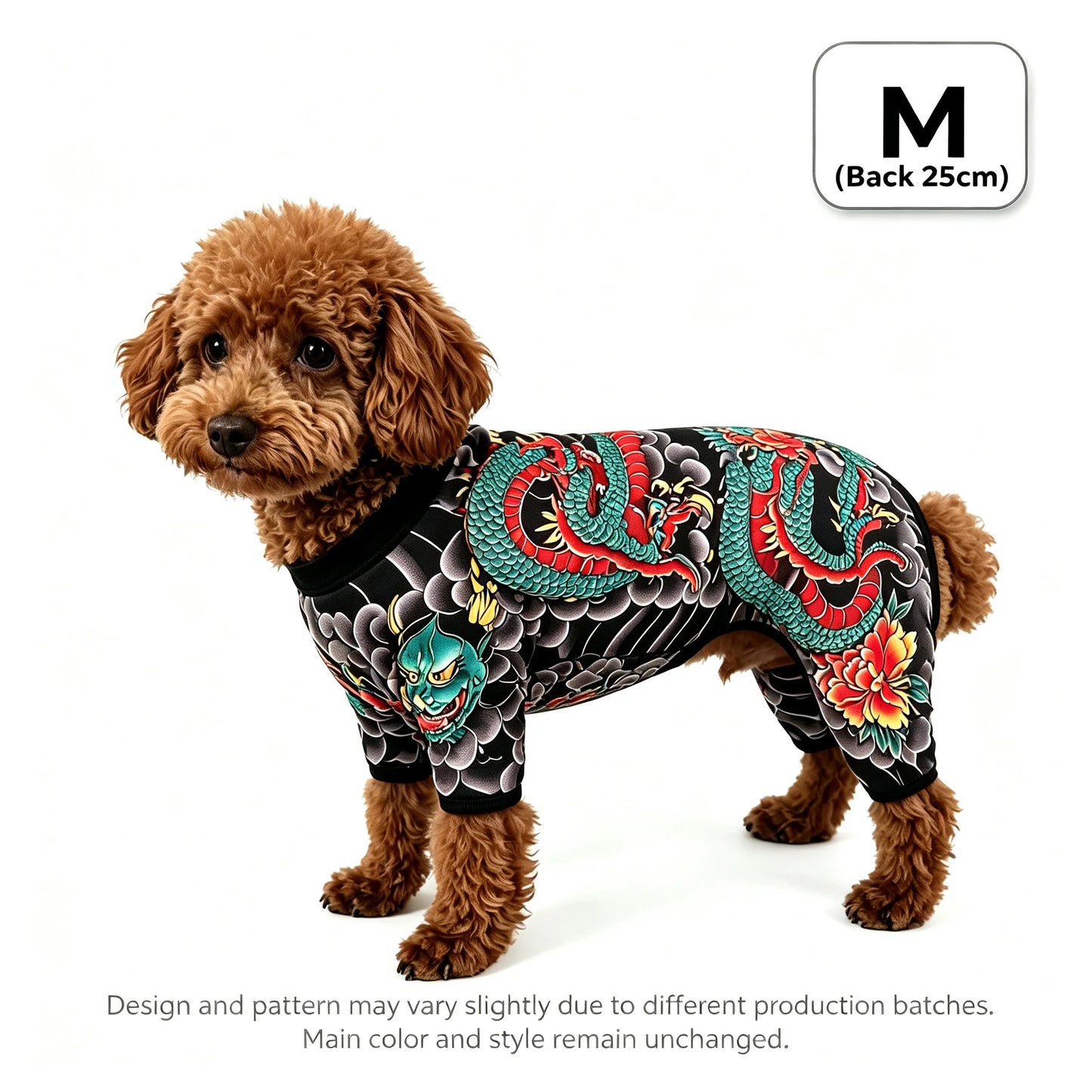 Streetwear Pet Tattoo Bodysuit – 4-Way Stretch Full-Body Costume for Small to Large Dogs & Cats (S–10XL).