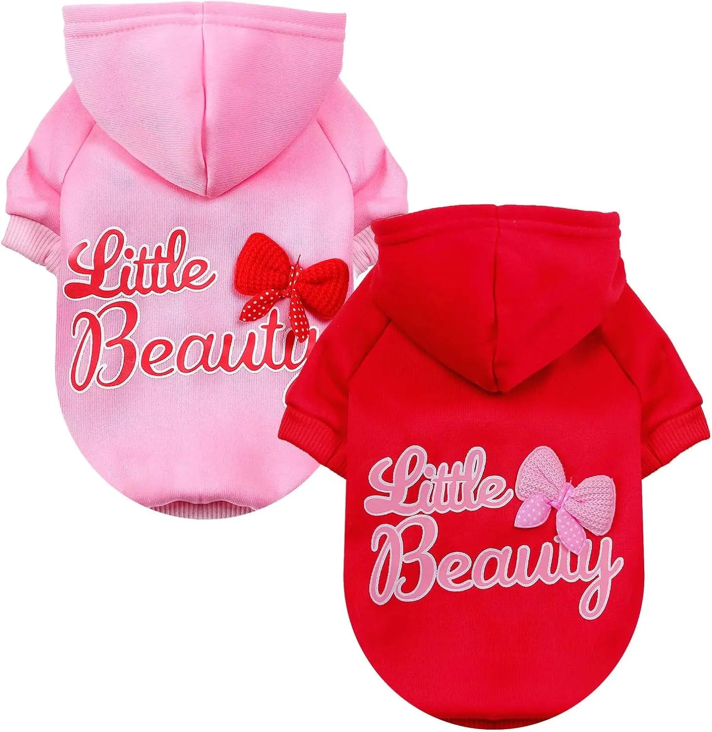 Autumn & Winter Dog Hoodie – Fleece-Lined Sweater for Small Dogs and Cats, Warm Puppy Sweatshirt for Chihuahuas, Yorkies & Girl Dogs.