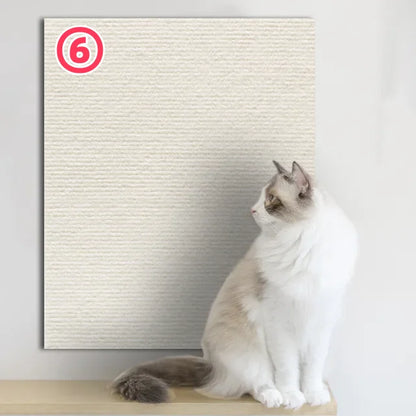 Self-Adhesive Cat Scratch Board Carpet – DIY Trimmable Wall & Sofa Protector for Cats, Anti-Scratch Pad for Claw Sharpening & Furniture Protection.