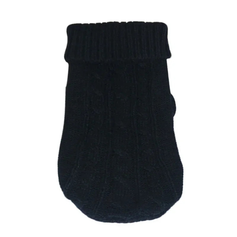 Knitted Dog Sweater – Warm Winter Pet Clothes for Chihuahuas, Yorkies, Puppies & Small to Medium Dogs.