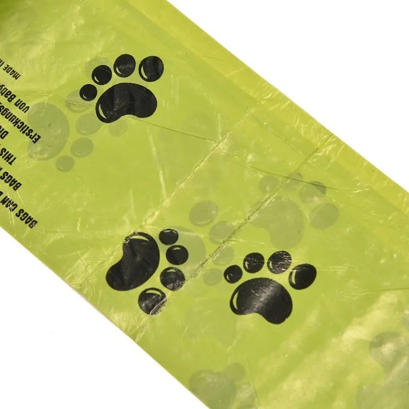 Dog Poop Bags – Non-Stick Pet Waste Bags for Dogs & Cats, Outdoor Clean-Up Refill Bags, 15 Bags per Roll.