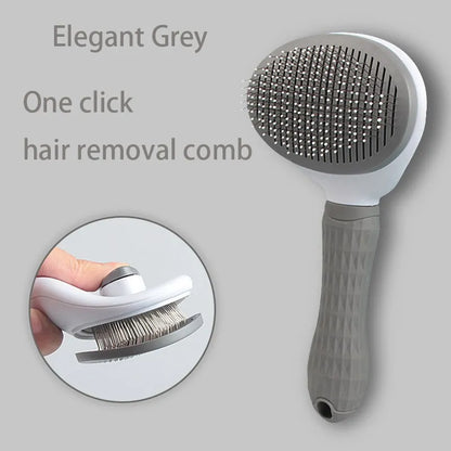 Pet Hair Removal Brush – Grooming Comb for Dogs & Cats, Effective Fur Deshedding Tool for Puppies, Kittens & Pet Care Supplies.