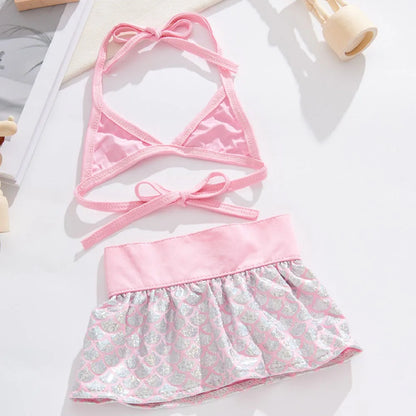 Mermaid Puppy Dog Bikini – Tutu Swimsuit for Small Dogs & Cats, Summer Beach Costume and Bathing Dress.