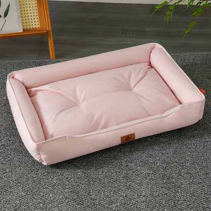 Large Waterproof Dog Bed – Soft All-Season Cooling Pet Sleeping Mat for Dogs, Puppies.