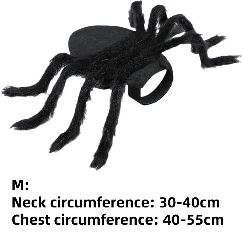 Halloween Spider Pet Costume – Funny Cosplay Dress-Up Outfit for Dogs & Cats.