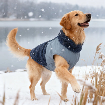 Warm Lambskin Dog Jacket – Soft & Comfortable Autumn and Winter Pet Coat for Dogs.