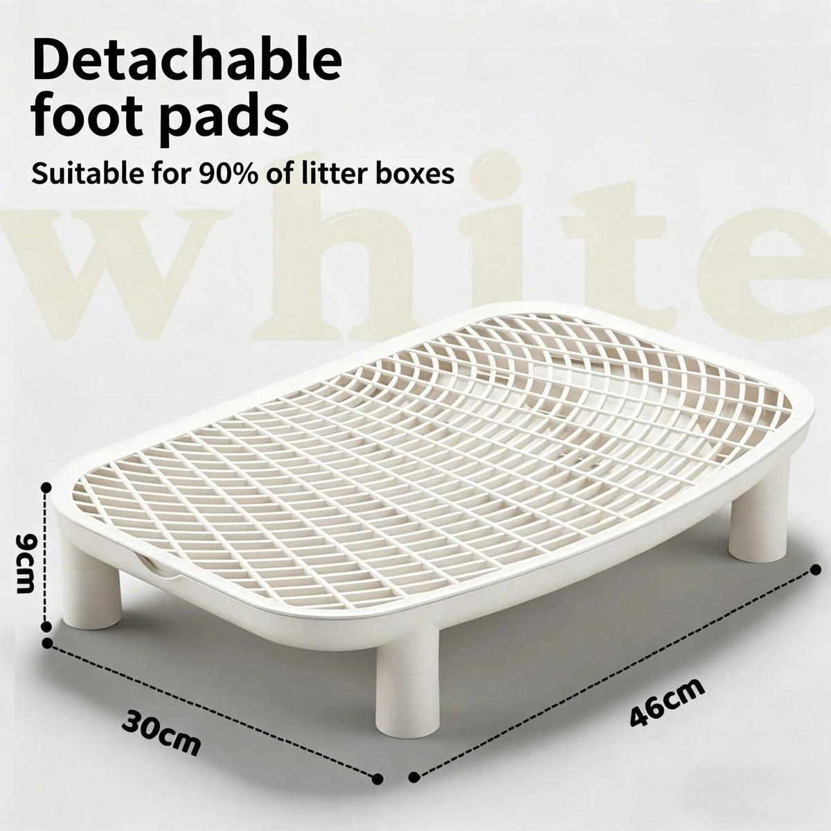 Double-Layer Cat Litter Mat, Anti-Splash Design, Litter Sand Control Pad for Cat Litter Boxes