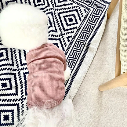 Autumn & Winter Pet Shirt – Soft Solid Cute Bottoming Shirt for Puppies.