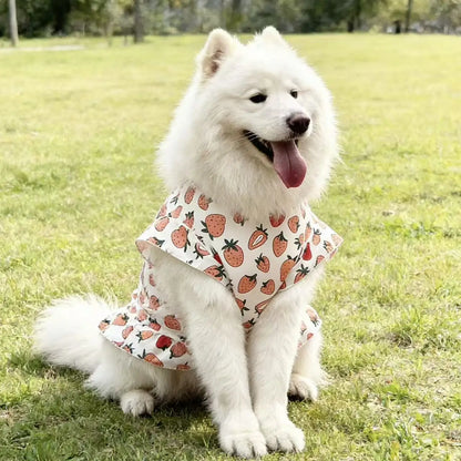 Spring & Summer Dog Vest – Lightweight Anti-Shedding Shirt for Medium & Large Dogs, Golden Retrievers, Samoyeds, Border Collies & Labradors.