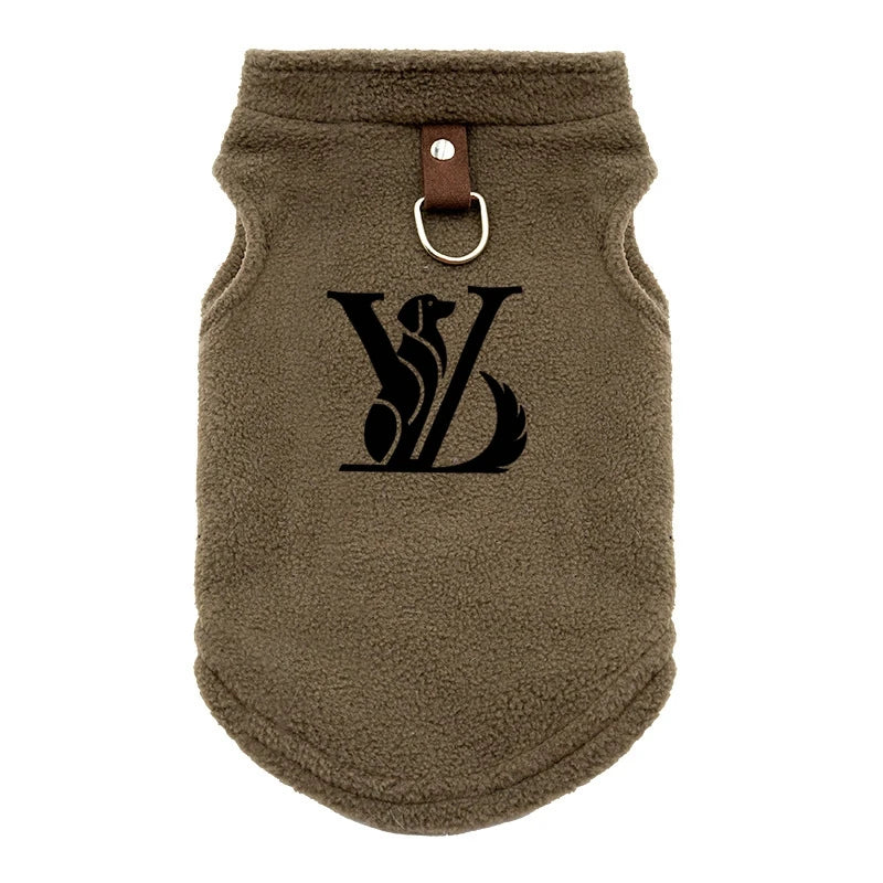 Thickened Warm Fleece Dog Coat Jacket for Small & Medium Dogs – Cozy Winter Puppy Clothing for Chihuahuas & Yorkies.
