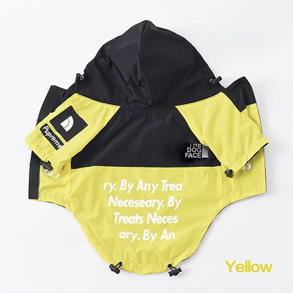 Waterproof Reflective Dog Raincoat – Hooded Outdoor Jacket for Small, Medium & Large Dogs, Lightweight Pet Rainwear.