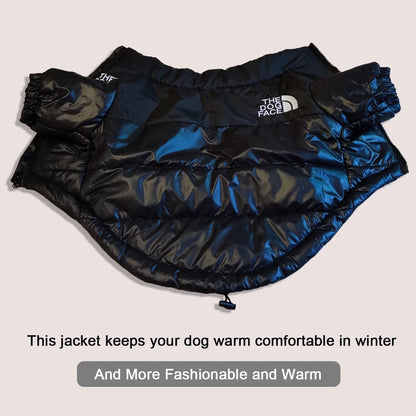 Winter Windproof Dog Jacket – Warm Reflective Pet Coat for Small to Medium Dogs.