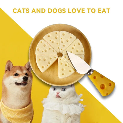 Freeze-Dried High-Calcium Cheese Treats for Cats & Dogs, Nutrient-Rich Dairy Snacks for Digestion Support & Calcium Supplementation.