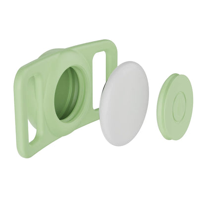 AirTag Pet Collar Holder – Silicone Anti-Lost Protective Case for Dog & Cat Collars, Secure Tracker Mount for Pets.