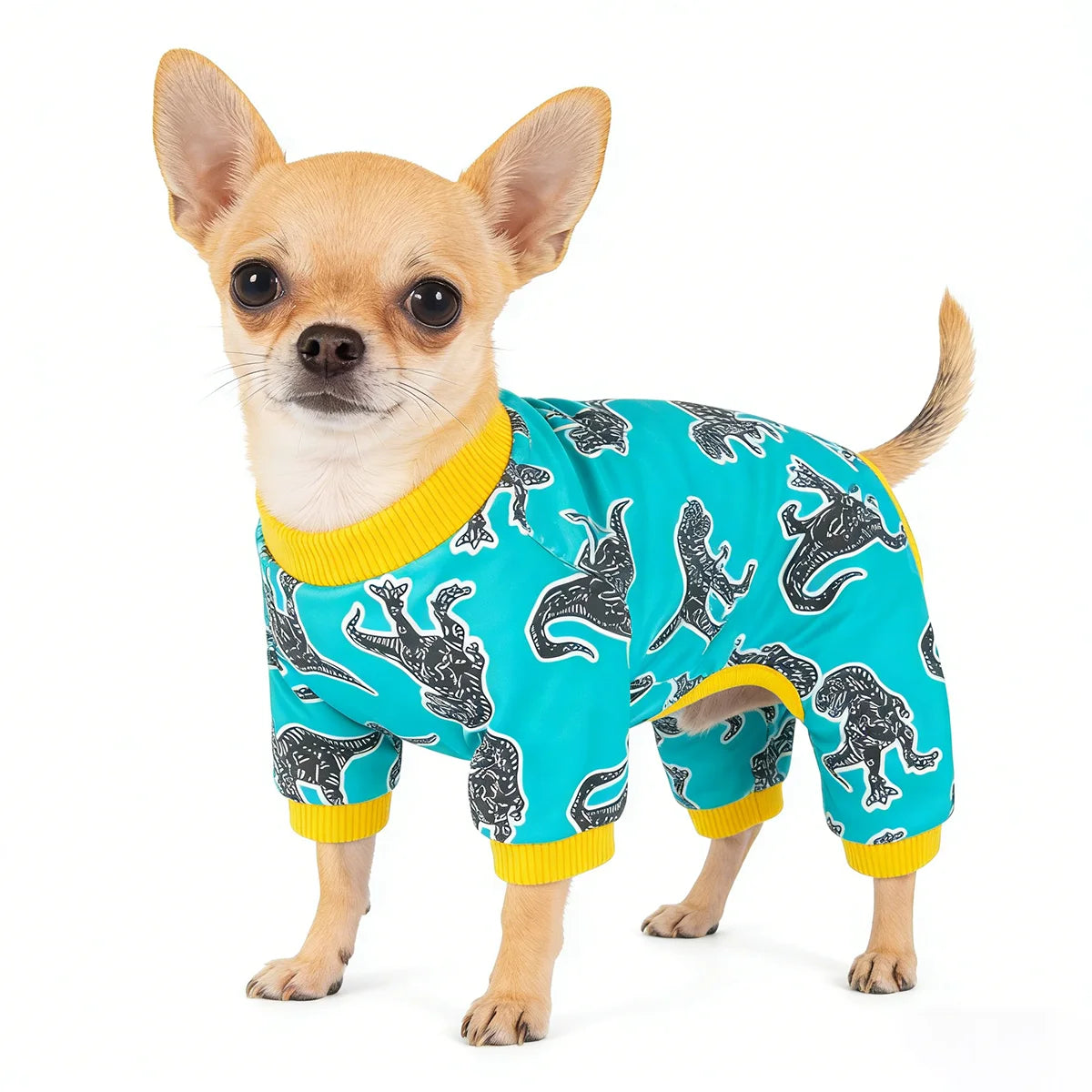 Dog Pajamas for Small Dogs – Soft Stretch Summer Onesie for Puppies, Cute PJ Outfit for Chihuahua, Yorkie & Teacup Dogs.