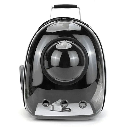 Space Capsule Pet Carrier Backpack – Breathable Transparent Travel Bag for Cats & Dogs, Portable Puppy and Pet Transport Backpack.