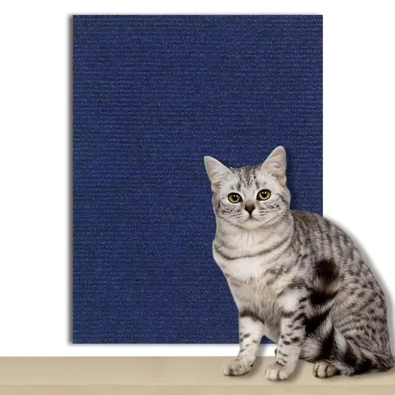 7-Color Cat Scratcher Sofa Protector – Trimmable Self-Adhesive Scratch Pad Carpet for Furniture Protection & Cat Claw Sharpening.