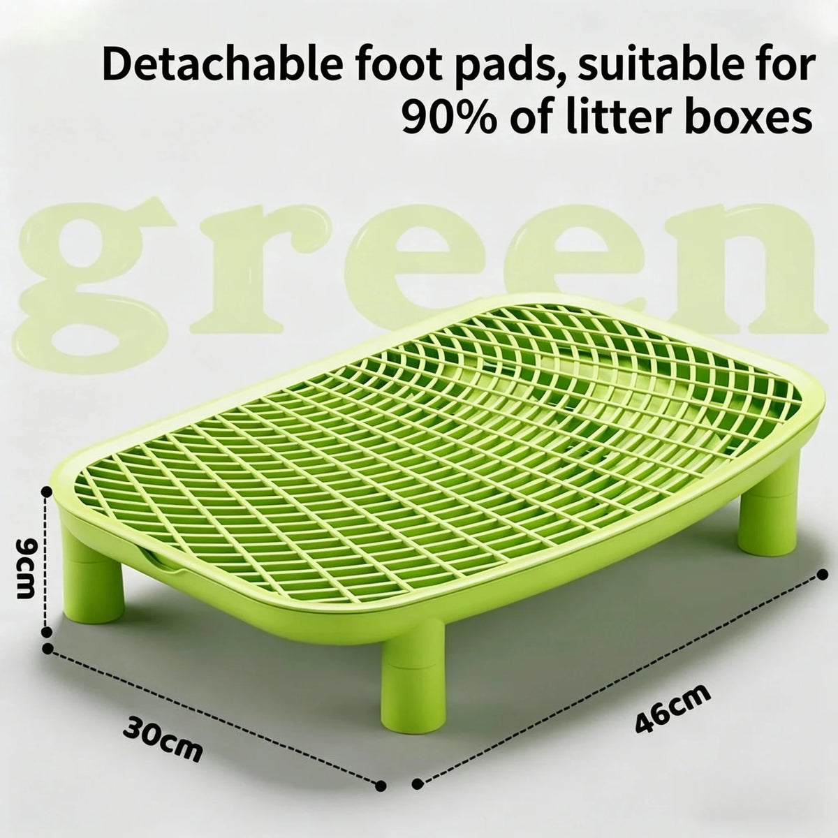 Double-Layer Cat Litter Mat, Anti-Splash Design, Litter Sand Control Pad for Cat Litter Boxes