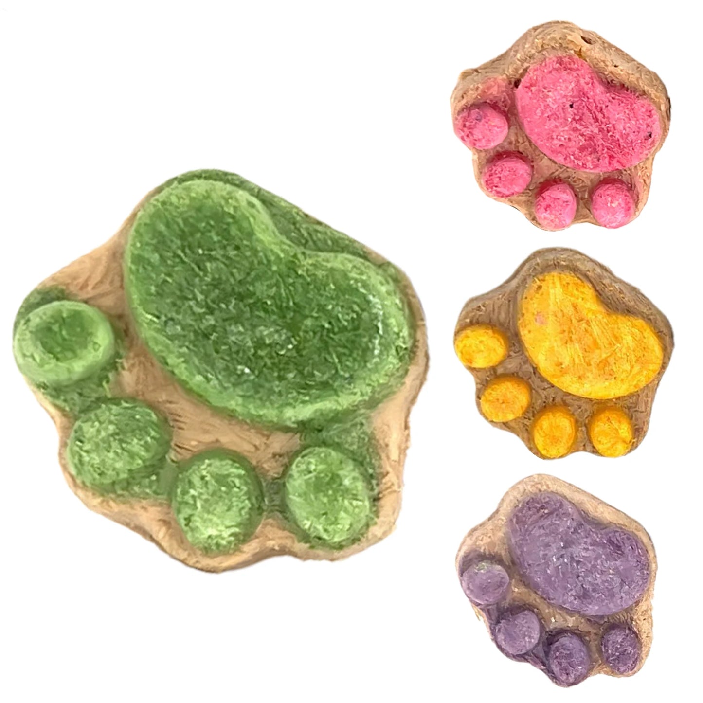 Paw-Shaped Cat Treats, Dental Chews for Teeth Cleaning, Daily Reward Snacks for Kittens and Adult Cats.