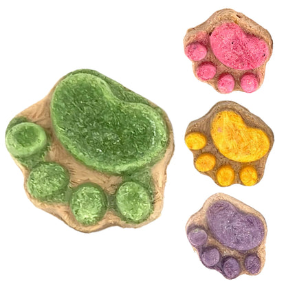 Paw-Shaped Cat Treats, Dental Chews for Teeth Cleaning, Daily Reward Snacks for Kittens and Adult Cats.