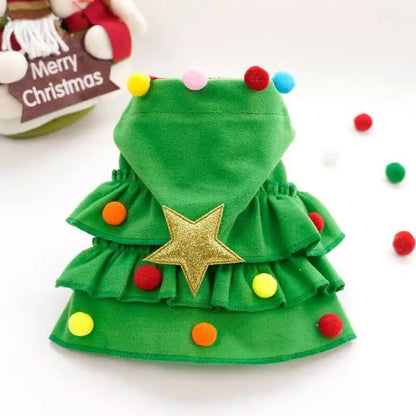 Cute Christmas Dog Cape – Adorable Holiday Pet Costume for Parties & Role-Play