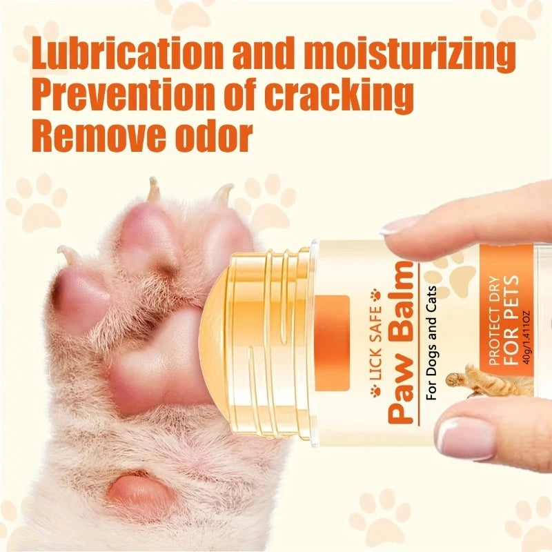 Cat & Dog Paw Balm – Moisturizing Nose & Paw Protector for Pets, Hydrating Paw Care Balm for Cats & Dogs.