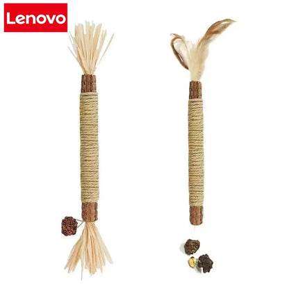 Lenovo Cat Silver Vine Chew Stick – Natural Catnip Dental Care Toy for Teeth Grinding, Bite Resistance & Tooth Cleaning for Cats