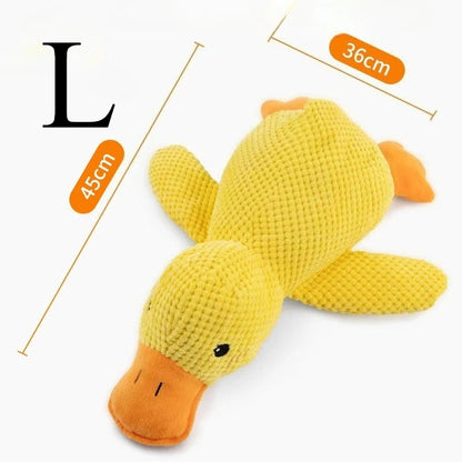 Duck Plush Dog Toy – Durable Chew-Resistant Squeaky Toy for Small & Large Dogs, Soft Companion for Teeth Grinding & Playtime.