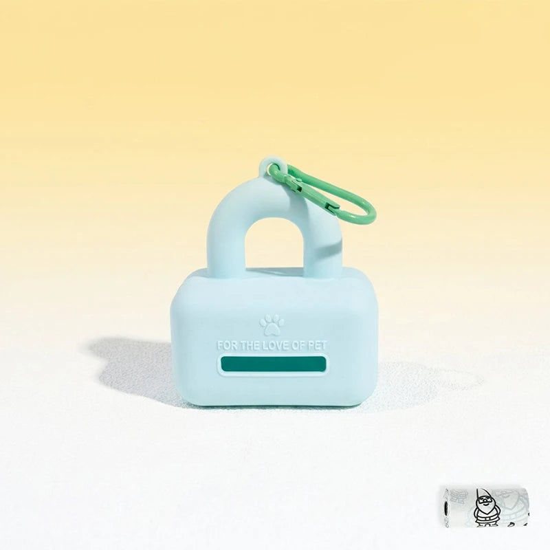 Portable Pet Waste Bag Holder – Silicone Dog Poop Bag Dispenser for Outdoor Walking & Easy Waste Collection Cleaning Supplies.