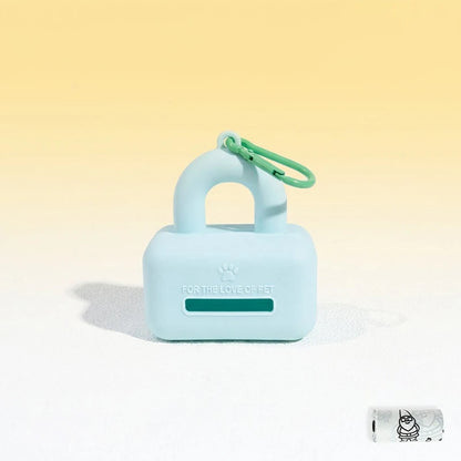 Portable Pet Waste Bag Holder – Silicone Dog Poop Bag Dispenser for Outdoor Walking & Easy Waste Collection Cleaning Supplies.