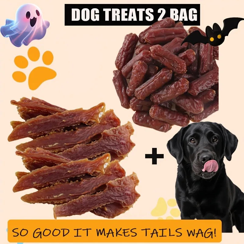 Assorted Dog Treat Pack, High-Protein Dried Chicken & Duck with Freeze-Dried Egg Yolk, Grain-Free Soft Chew Training Rewards for Puppies and Dogs of All Sizes.