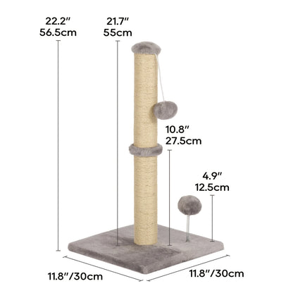 54''/70'' Cat Tree Tower – Multi-Level Cat Activity Center with Scratching Posts, Perches & Cozy House, Perfect Gift for Indoor Cats.