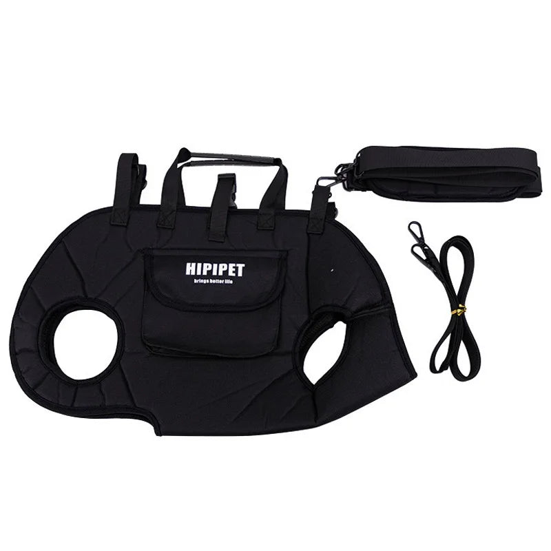 Portable Breathable Pet Backpack – Multifunctional Adjustable Dog & Cat Carrier with Built-In Traction Strap, Easy-to-Clean Travel Bag.