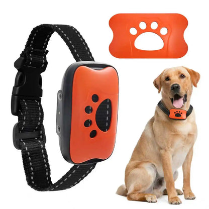 Pet Dog Anti-Barking Training Collar – USB Rechargeable Ultrasonic & Vibration Bark Control Device.