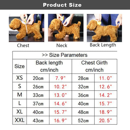 Denim Dog Dress – Blue Summer Outfit for Small Dogs & Cats, Clothing with Leash Ring & Flying Sleeves