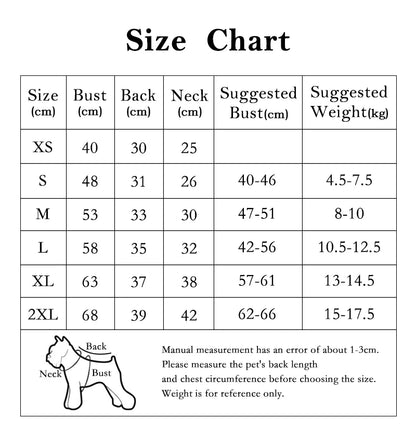 Autumn & Winter Patterned Pet Jacket – Fashionable Designer Windbreaker Coat for Dogs, Puppies & Kittens.