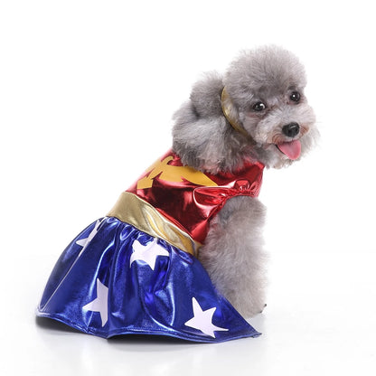 Halloween Eagle Pet Costume – Funny Novelty Dress-Up Transformation Outfit for Dogs.
