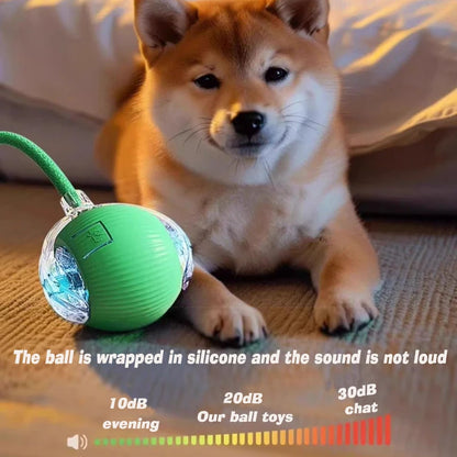 Automatic Rolling Dog Ball – Rechargeable Interactive Smart Toy for Dogs, Intelligent Motion Puppy Play Ball.