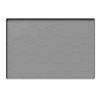 Fashionable Silicone Pet Mat, Wear-Resistant, Scratch-Resistant, Easy-to-Clean Placemat for Cats and Cat Litter Areas.