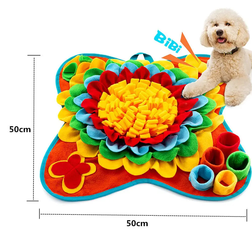 Pet Snuffle Mat – Interactive Dog Training & Slow Feeding Mat for Hidden Treats, Anti-Boredom & Anti-Choking Pet Toy.