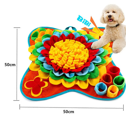 Pet Snuffle Mat – Interactive Dog Training & Slow Feeding Mat for Hidden Treats, Anti-Boredom & Anti-Choking Pet Toy.