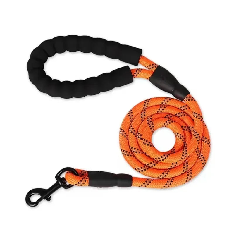 Strong Reflective Dog Leash – Durable Pull & Training Lead for Small, Medium & Large Dogs, Including Golden Retrievers.