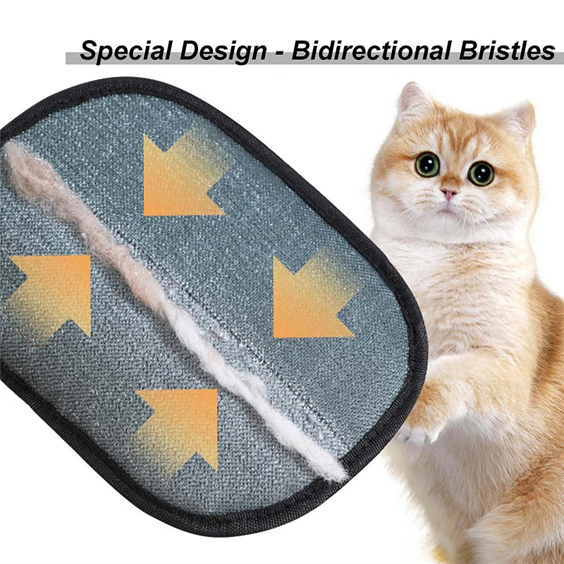 2025 Modern Electrostatic Pet Hair Removal Gloves – Grooming & Fur Cleaning Tool for Cats & Dogs.
