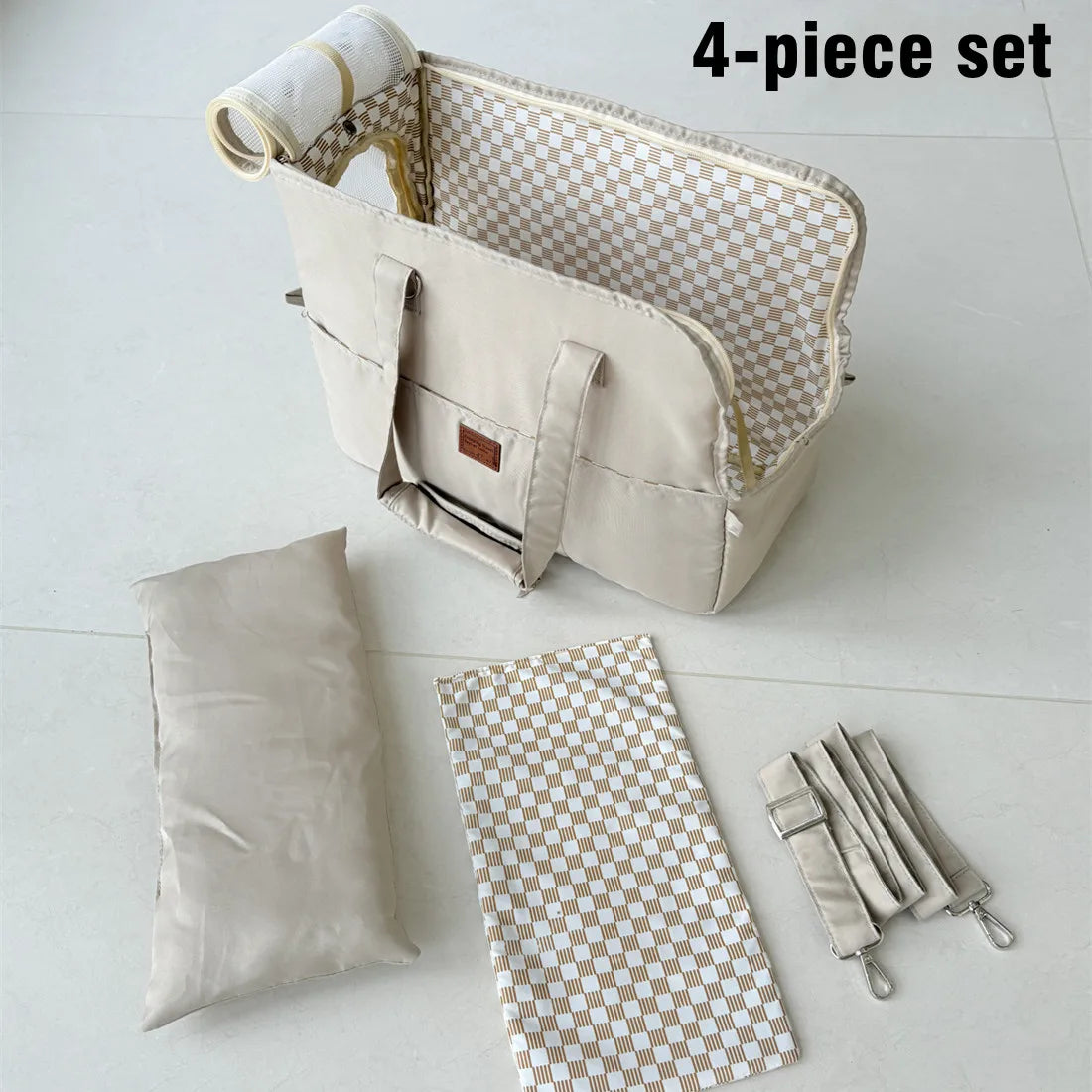 Portable Pet Carrier Bag – Non-Slip Shoulder Handbag & Car Seat for Cats & Small Dogs.
