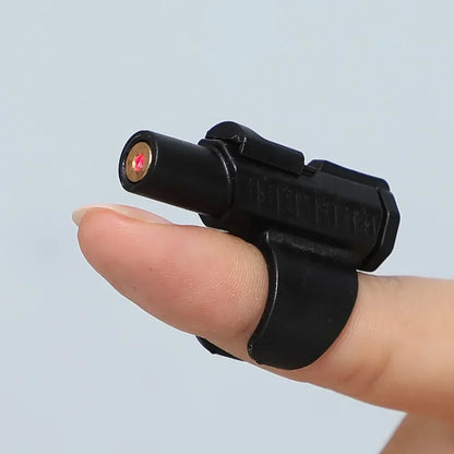 Portable Mini Laser Cat Toy – Wearable Finger Sleeve Design, Automatic Interactive Pet Teaser Pen for Safe Cat Play.