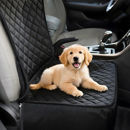 Waterproof Dog Car Seat Cover for Trucks – Large Pet Booster Cushion & Backseat Protector with Barrier Design for Cars and Trucks.